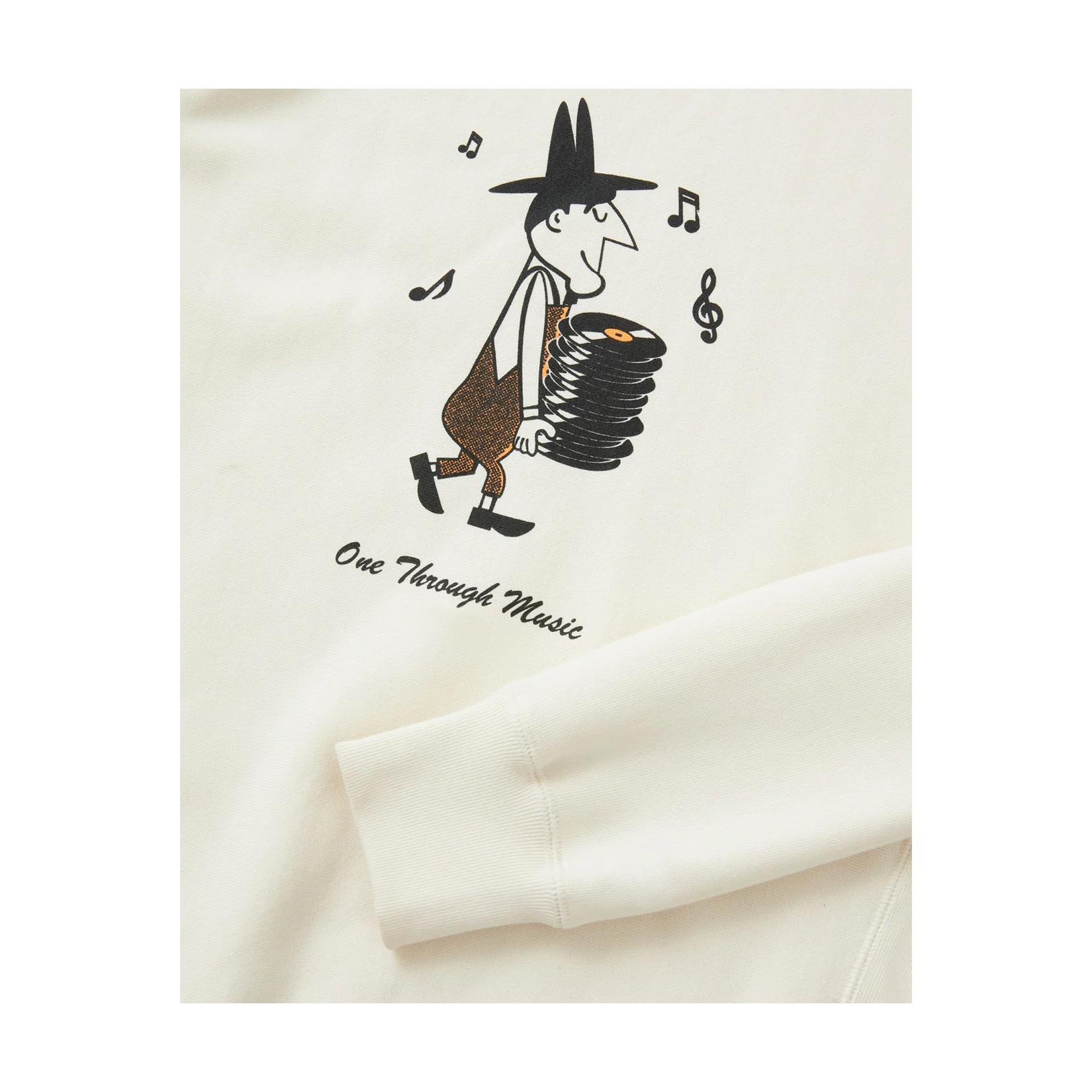 One Through Music Record Man Sweatshirt - Image 3