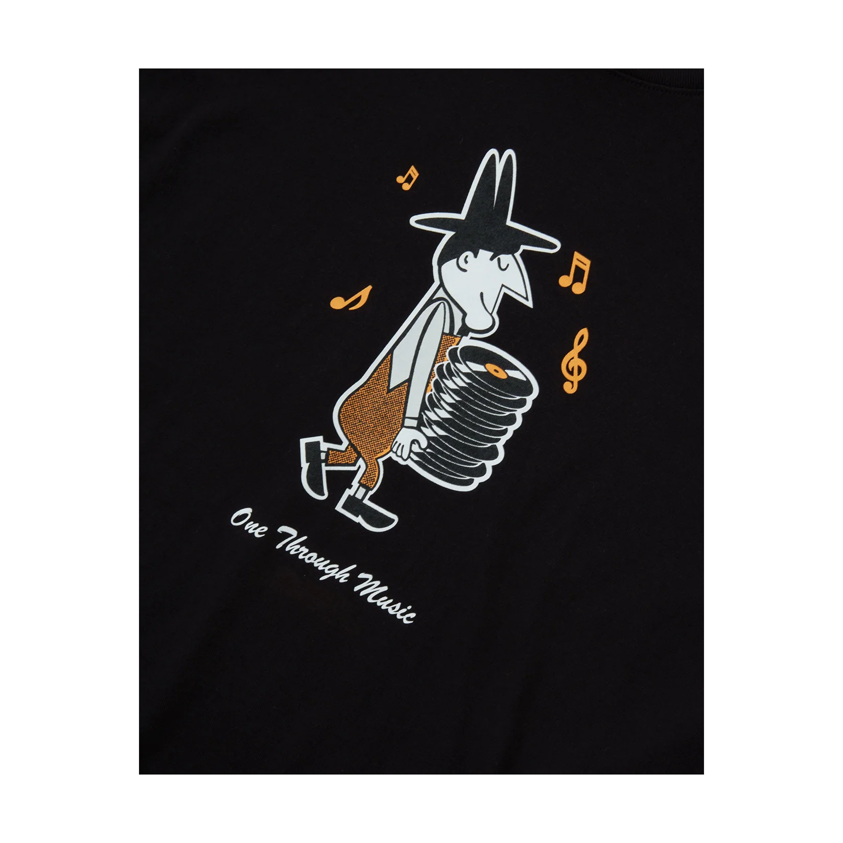 One Through Music Record Man Short-Sleeve Tee - Image 3